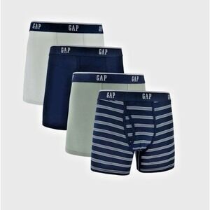 GAP Men's Ultra Soft Stretch Modal No Roll Waistband Boxer Briefs, XXL Green